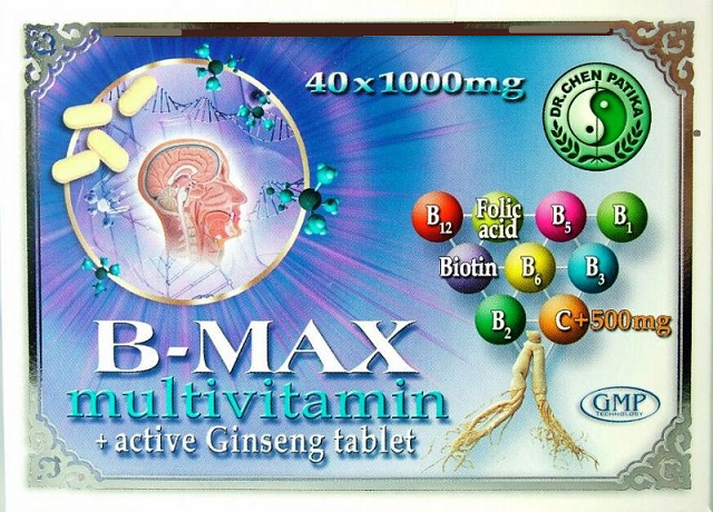 B-MAX multivitamin+ active Ginseng tablet